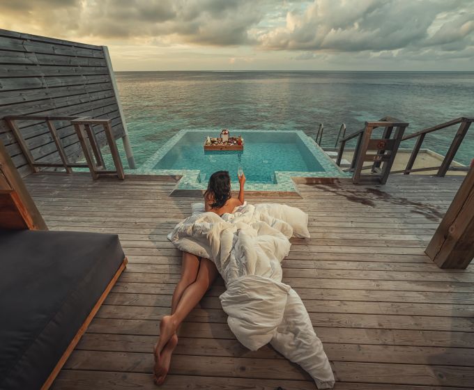 Beach Villa with private pool at Sun Siyam Iru Veli Maldives