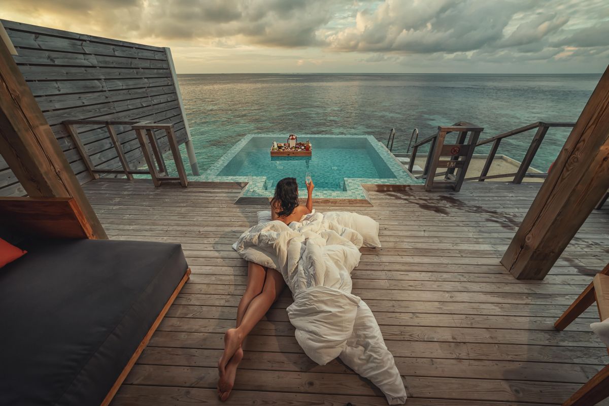 Beach Villa with private pool at Sun Siyam Iru Veli Maldives