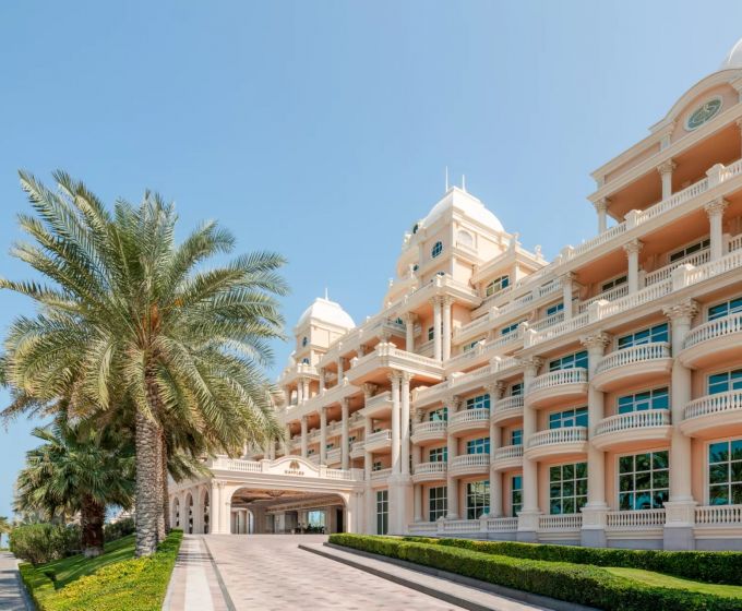 Raffles The Palm Dubai hotel entrance