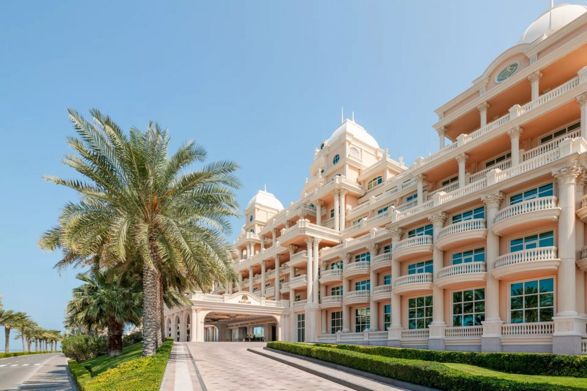 Raffles The Palm Dubai hotel entrance