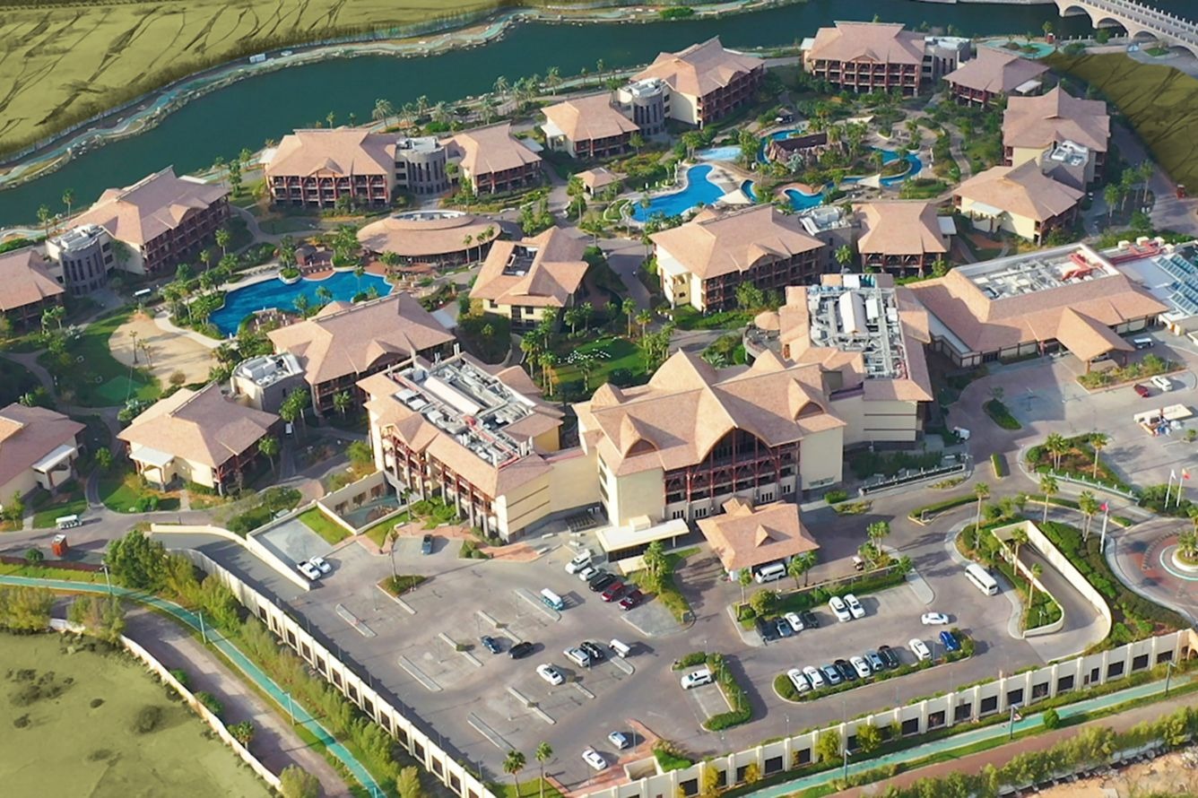 Lapita Dubai resort aerial view
