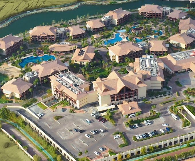Lapita Dubai resort aerial view