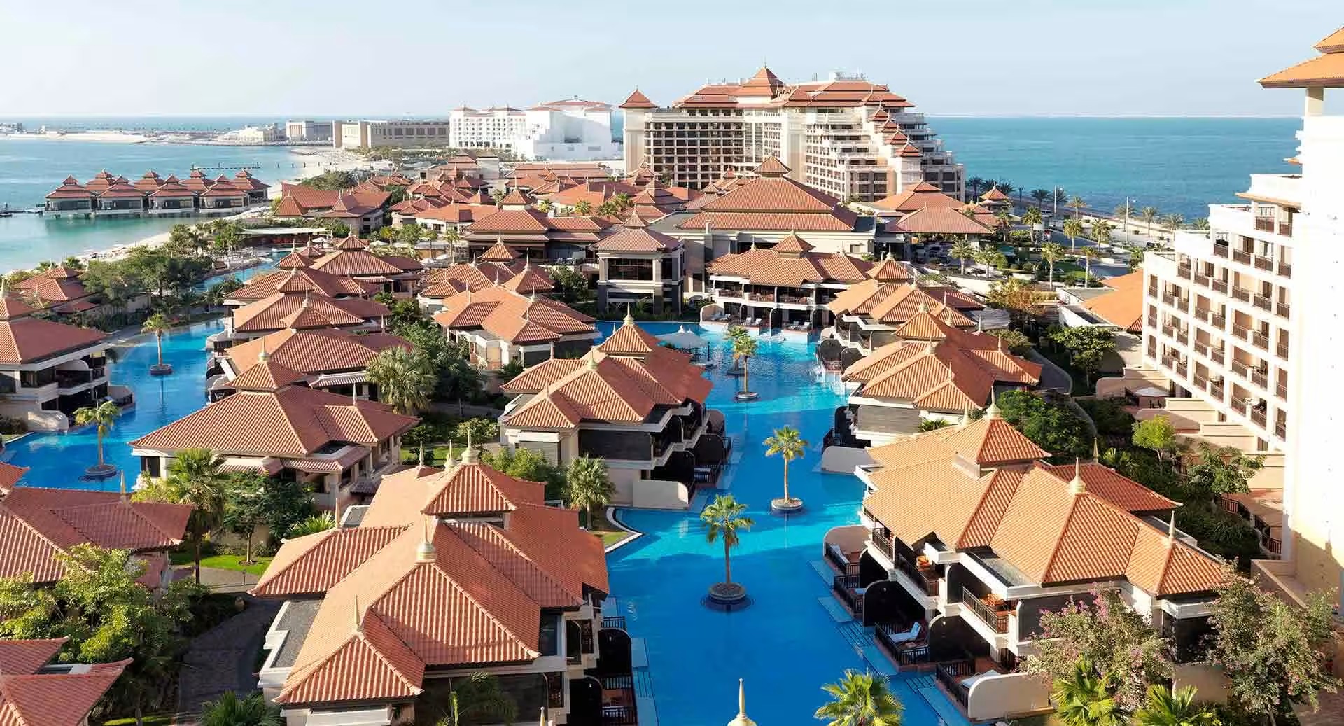 Anantara The Palm Dubai Resort overlooking the Arabian Gulf