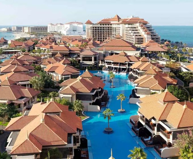 Anantara The Palm Dubai Resort overlooking the Arabian Gulf