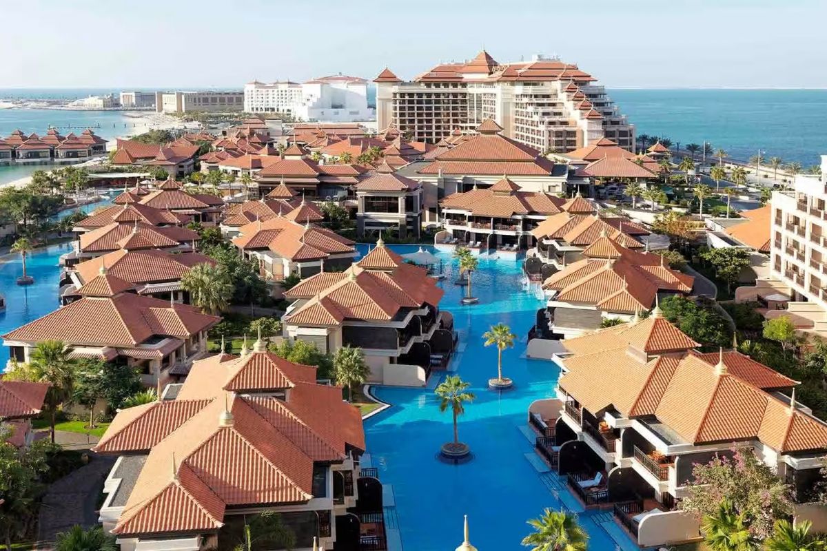 Anantara The Palm Dubai Resort overlooking the Arabian Gulf