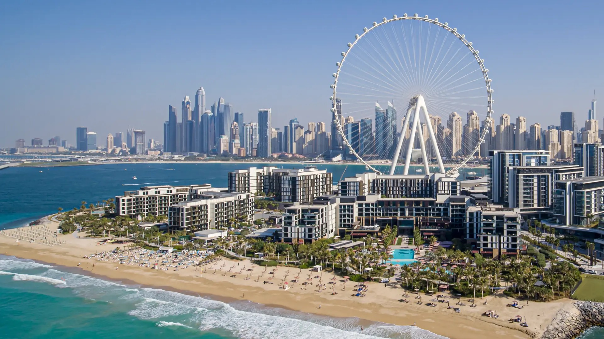 Banyan Tree Dubai beachfront on Bluewaters Island