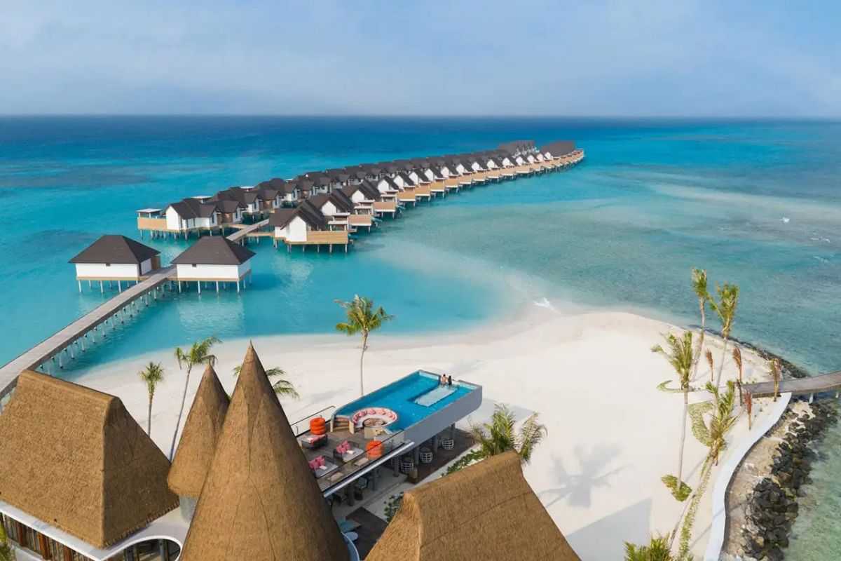 Panoramic View of Meyyafushi Maldives Resort