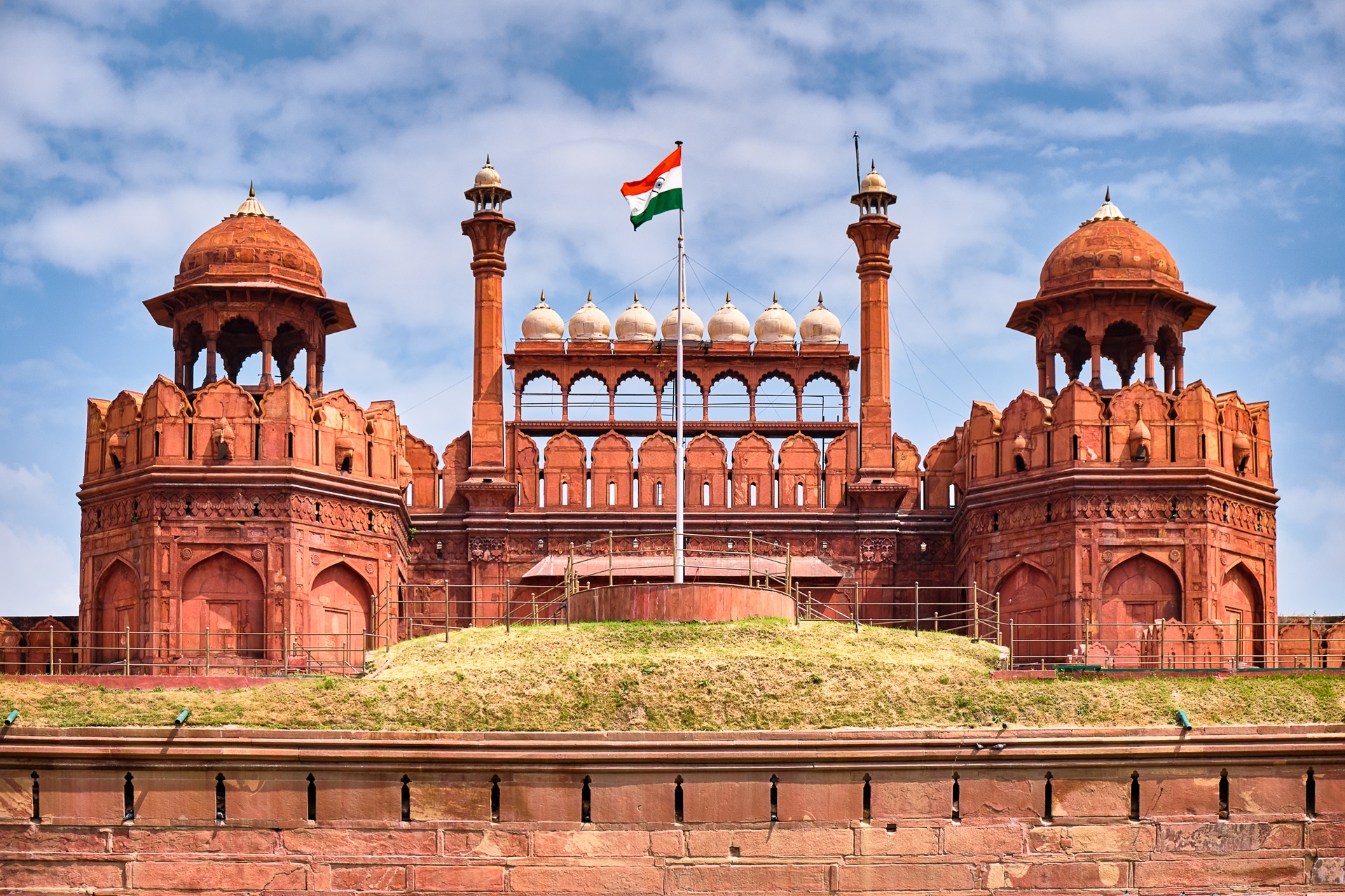 Red Fort in Old Delhi India