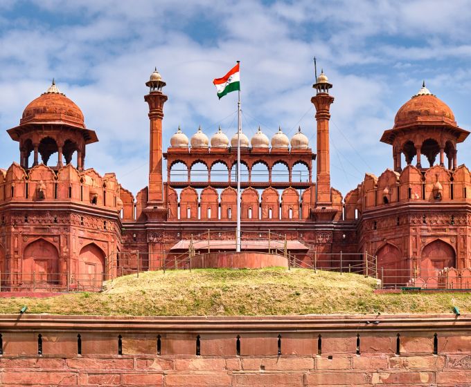 Red Fort in Old Delhi India