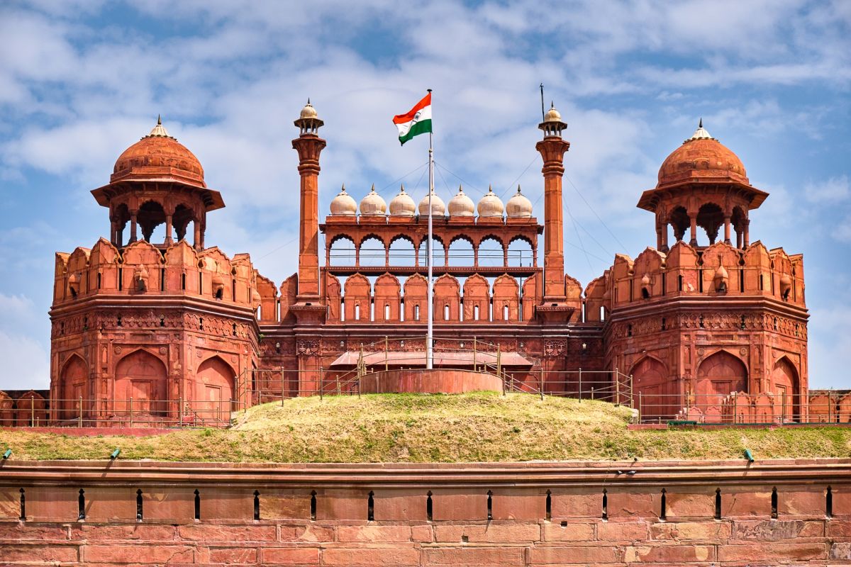 Red Fort in Old Delhi India