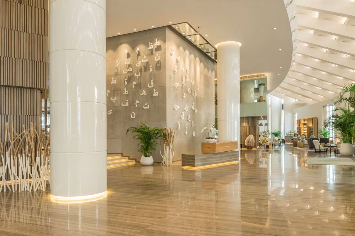 Elegant Lobby at Le Royal Meridien Beach Resort & Spa Dubai