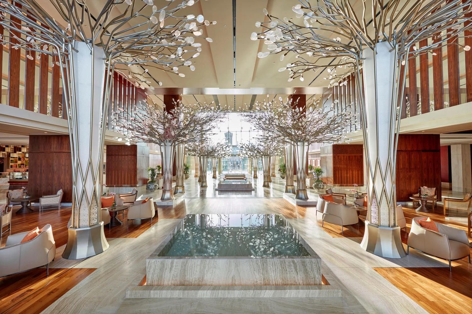 Mandarin Oriental Jumeira Dubai luxury hotel interior