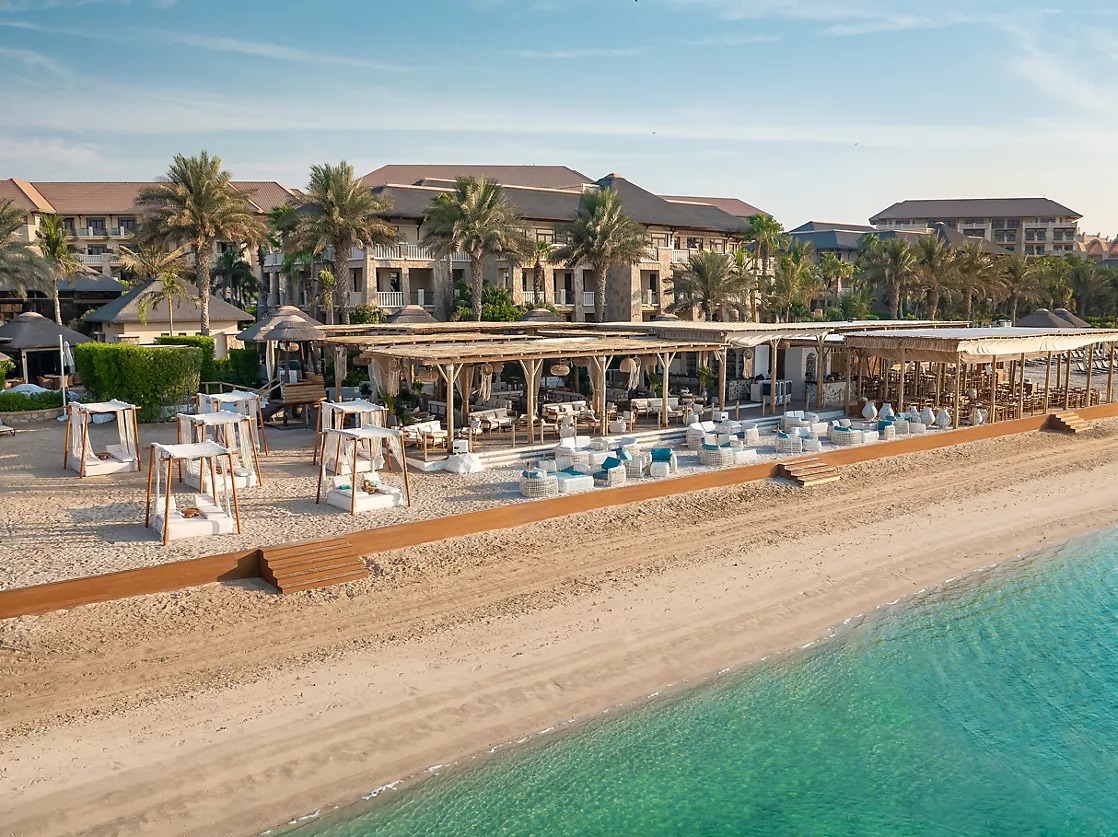 Beachfront view of Sofitel Dubai The Palm on Palm Jumeirah
