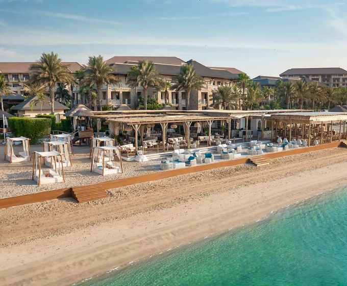 Beachfront view of Sofitel Dubai The Palm on Palm Jumeirah
