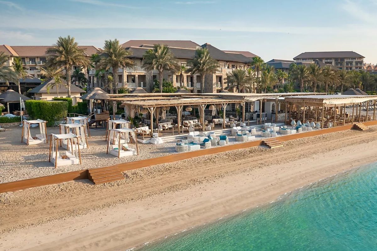 Beachfront view of Sofitel Dubai The Palm on Palm Jumeirah