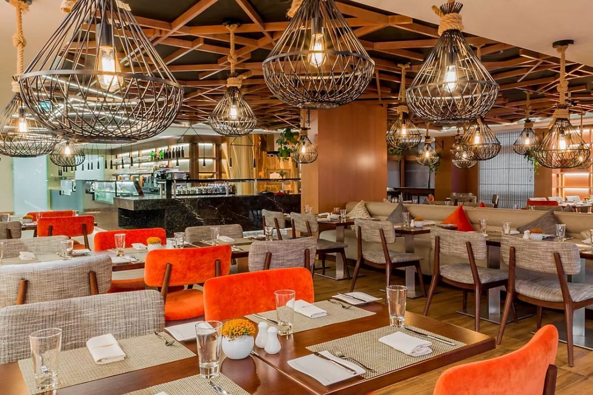 Restaurant dining area at Sofitel Dubai The Palm