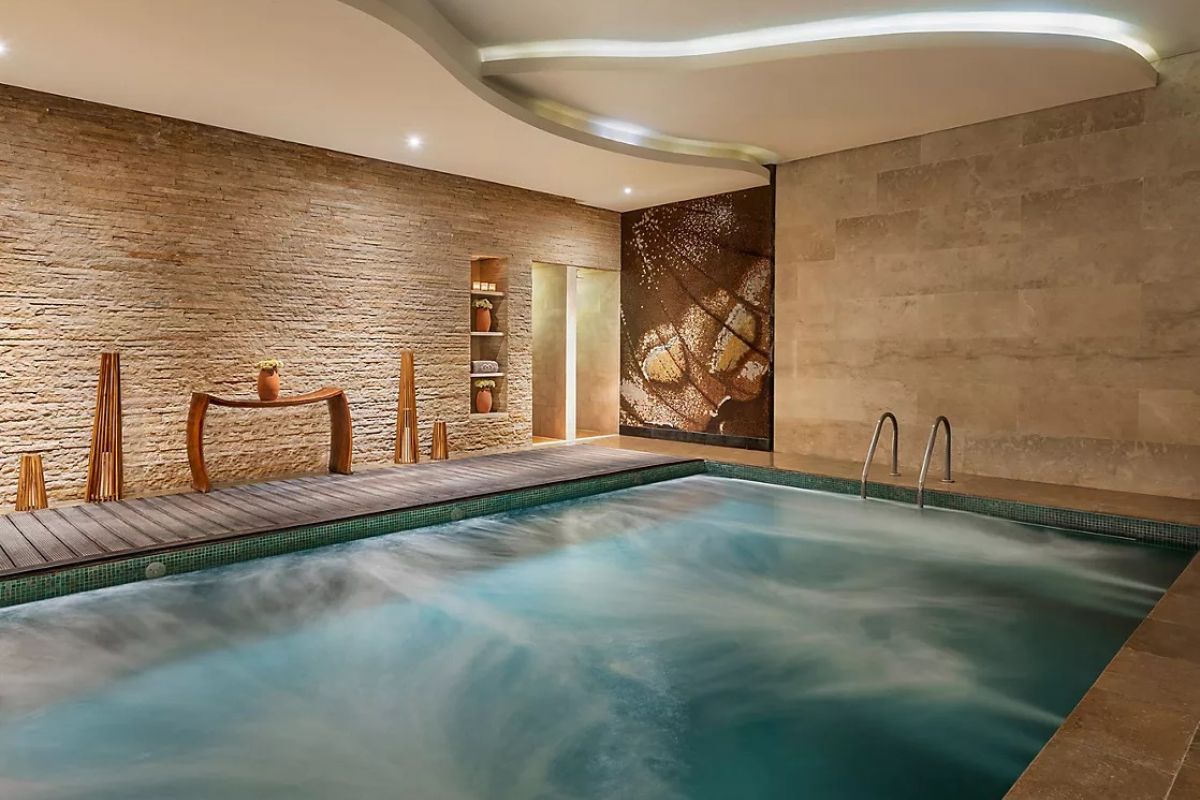 Indoor wellness pool at Sofitel Dubai The Palm