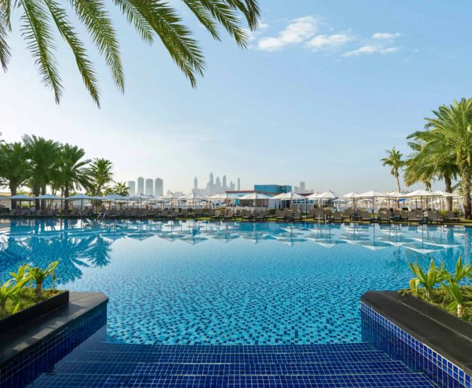 Rixos The Palm Dubai swimming pool and resort