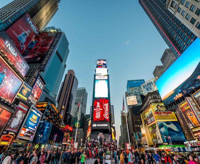 Times Square in New York City