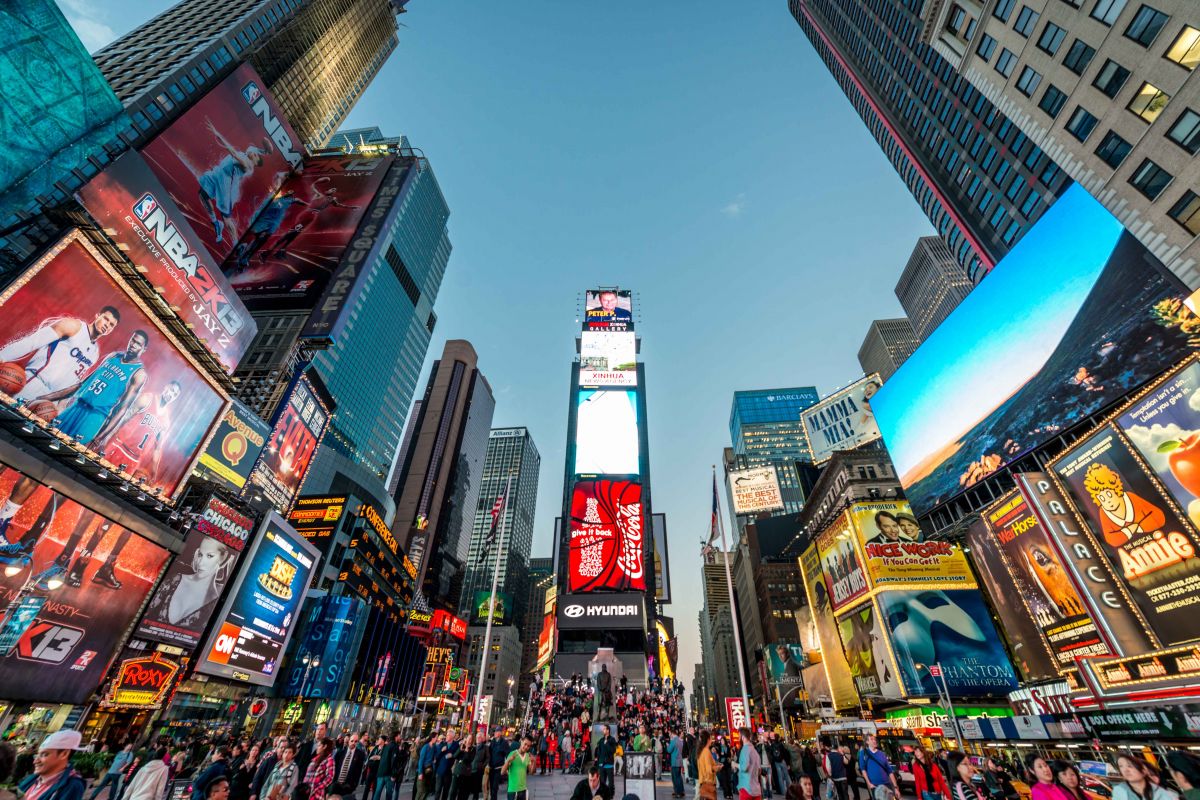 Times Square in New York City