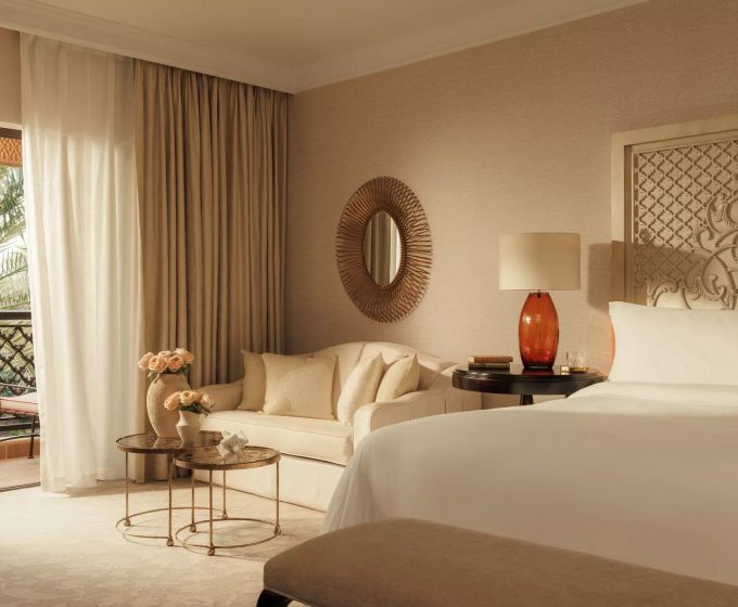Deluxe King Bedroom at One&Only Royal Mirage Dubai