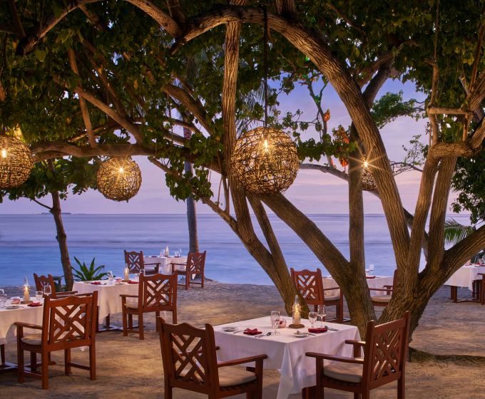 Raabondhi Restaurant at Royal Island Resort Maldives