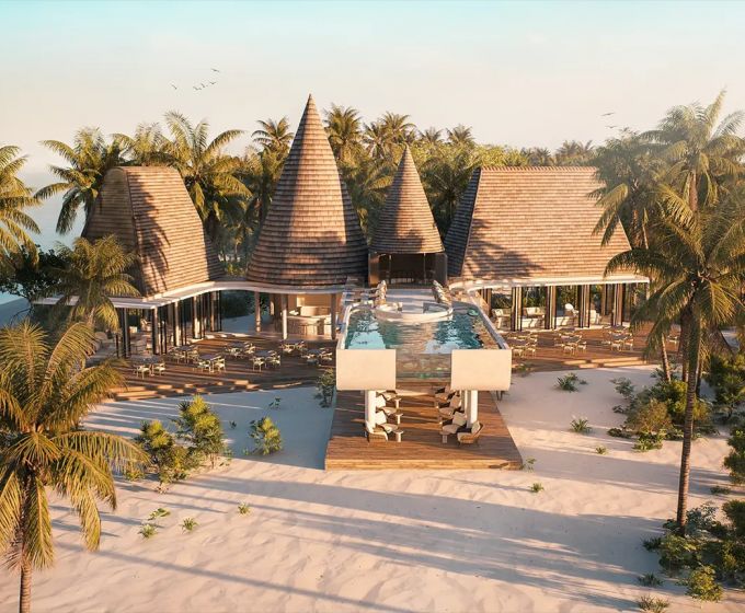 Romantic Sunset Dining Experience at Meyyafushi Maldives