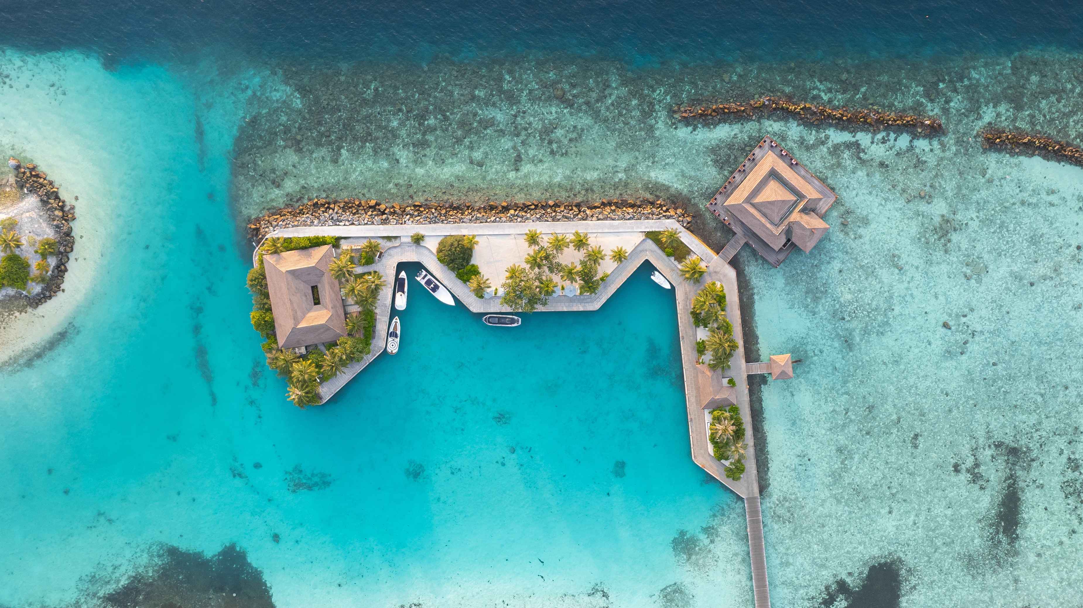 Villa Nautica Paradise Island Maldives lagoon and resort