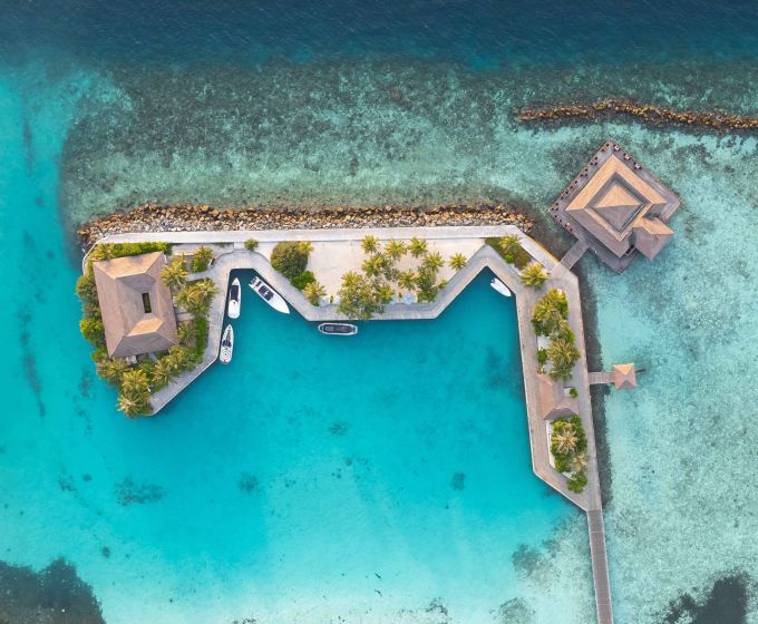 Villa Nautica Paradise Island Maldives lagoon and resort