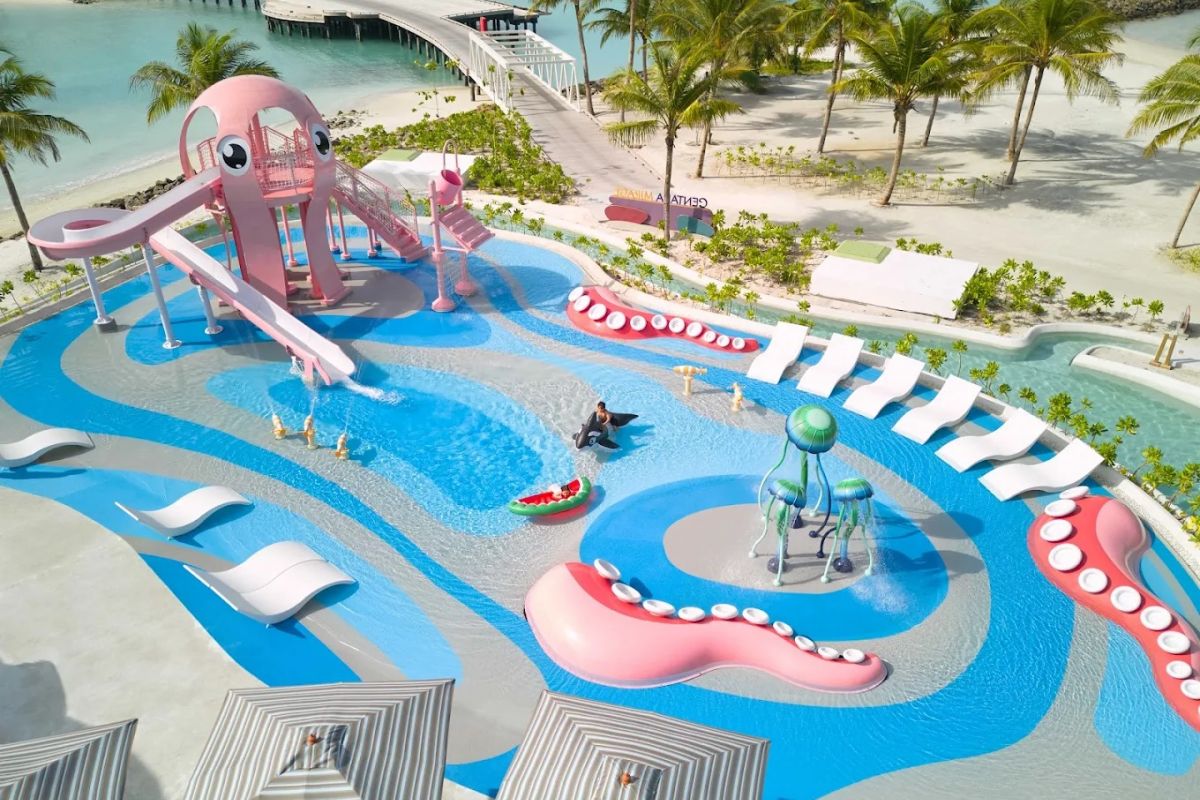 Centara Mirage Lagoon Maldives kids water park