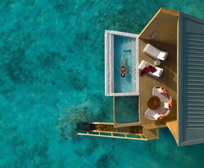 Centara Mirage Lagoon Maldives overwater villa
