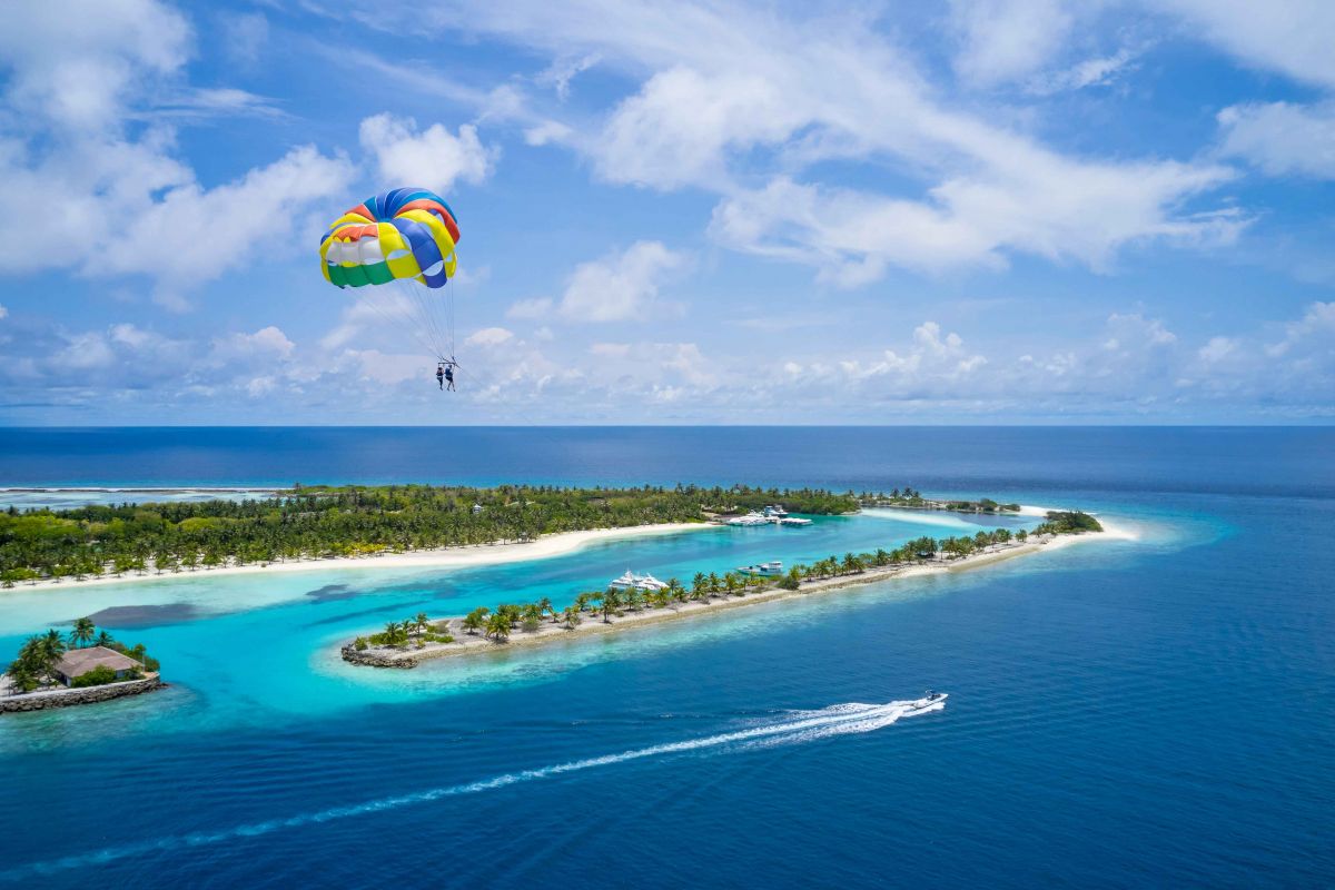 Parasailing and water sports at Villa Nautica Paradise Island Maldives
