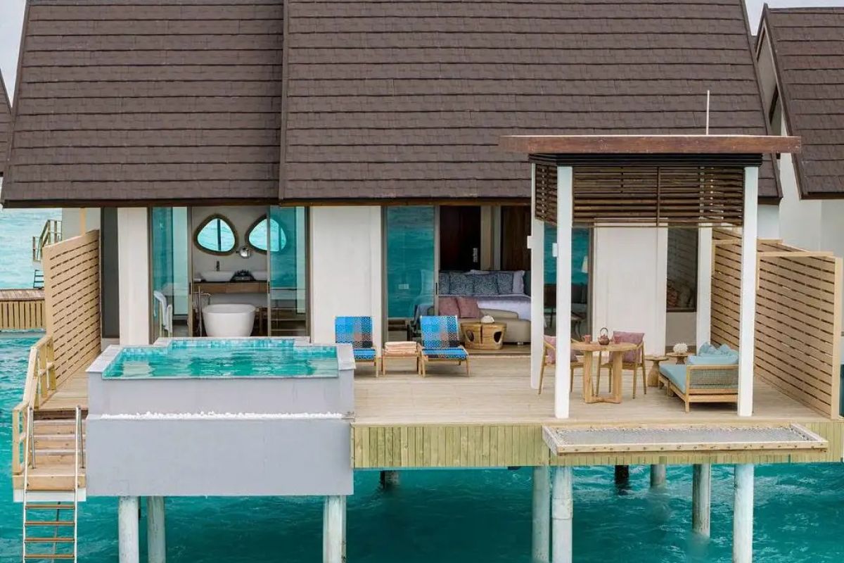 Water Pool Villa at Meyyafushi Maldives with Private Infinity Pool